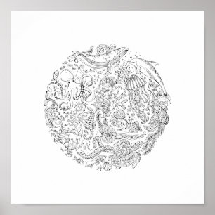 Ocean Life   Decorative Poster