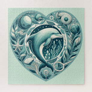 Ocean Life Dolphin                                 Jigsaw Puzzle