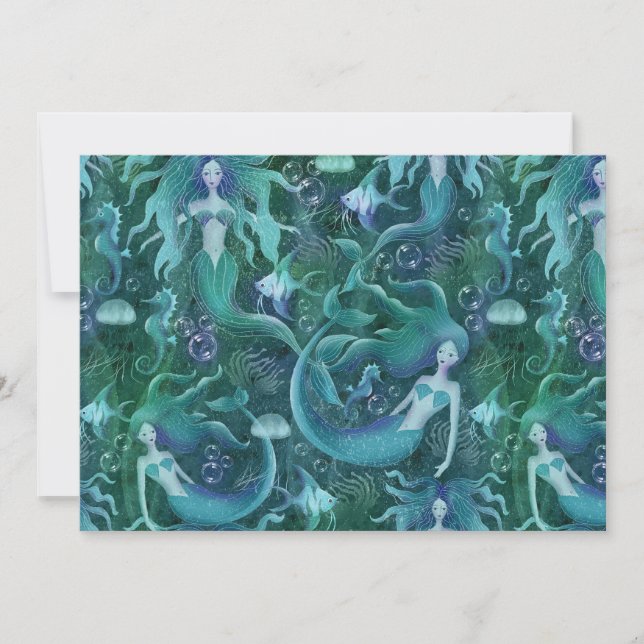 Ocean life invitation (Front)