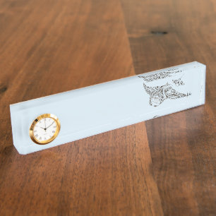 OCEAN LIFE manta-rays Nameplate