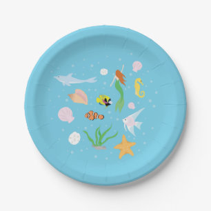 Ocean Life Paper Plate