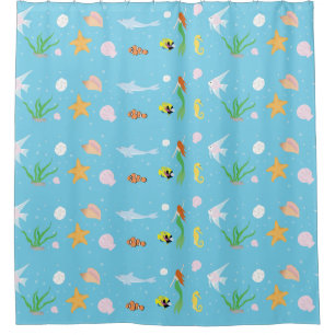 Ocean Life Shower Curtain