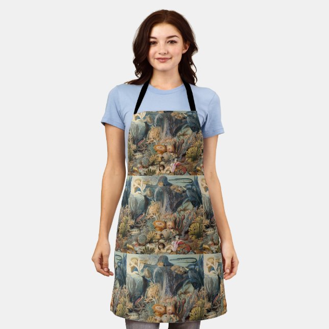 Ocean Life, Under the Sea, Marine Life Apron (Worn)