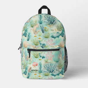Ocean Life- Underwater Fish Pattern Backpack