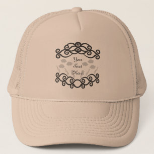Ocean Life with a Decorative Fish Frame Trucker Hat