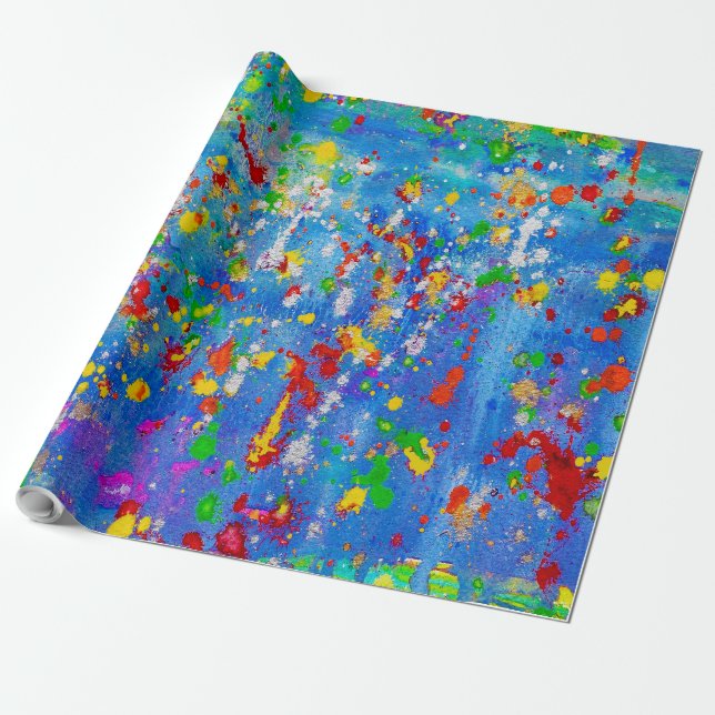 Ocean Life Wrapping Paper (Unrolled)