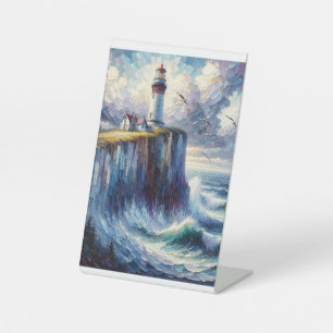 Ocean Lighthouse Tabletop Sign