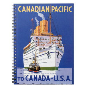 OCEAN LINER EMPRESS OF BRITANNIA NOTEBOOK