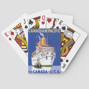 OCEAN LINER EMPRESS OF BRITANNIA PLAYING CARDS