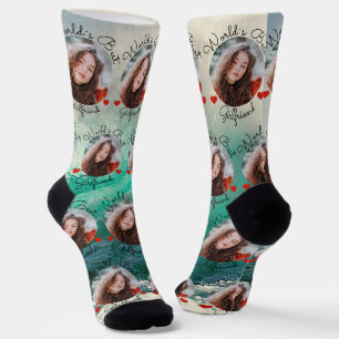 Ocean Love - Custom Photo Socks