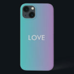 Ocean Love ipod & All Blend Barely There Cases<br><div class="desc">Use "Love" or customise this Barely There Case with your name or delete the text for the blend design.  *Change the position or the size of your text with this design*</div>