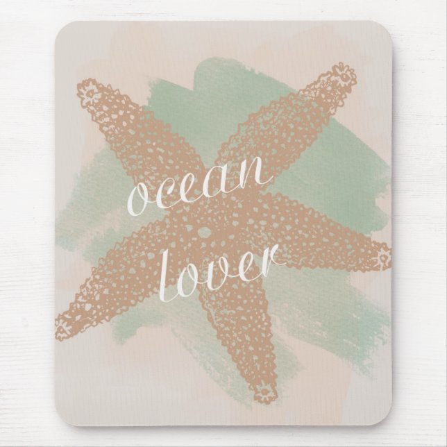Ocean Lover Mouse Pad (Front)