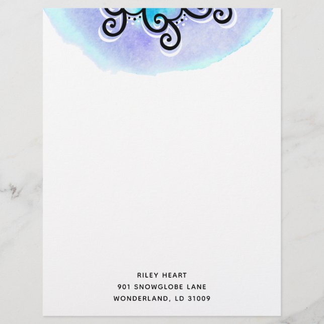 Ocean Medallion Customized Letterhead (Front)