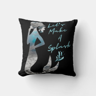 Ocean Mermaid Let's Make A Splash Cushion