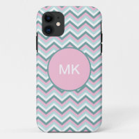 Ocean Mist Chevron Pattern