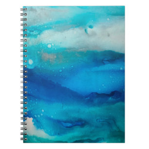 Ocean Moods Style #4 Beach, Trendy, Coastal Notebook