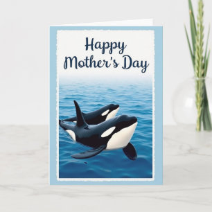 Ocean Mothers Day Family Card