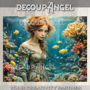 Ocean Muse - Decoupage -  Tissue Paper