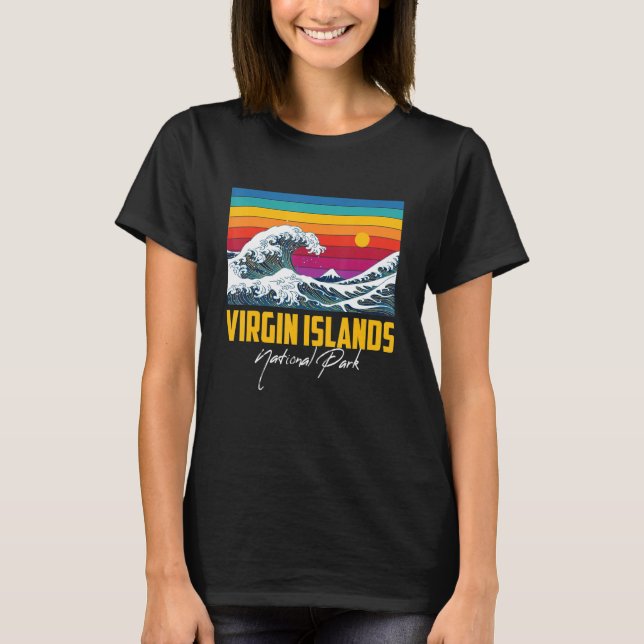 Ocean National Park Virgin Islands St John Sailor  T-Shirt (Front)