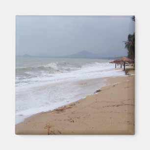 ocean, nature, water, sky, travel, beach, land magnet