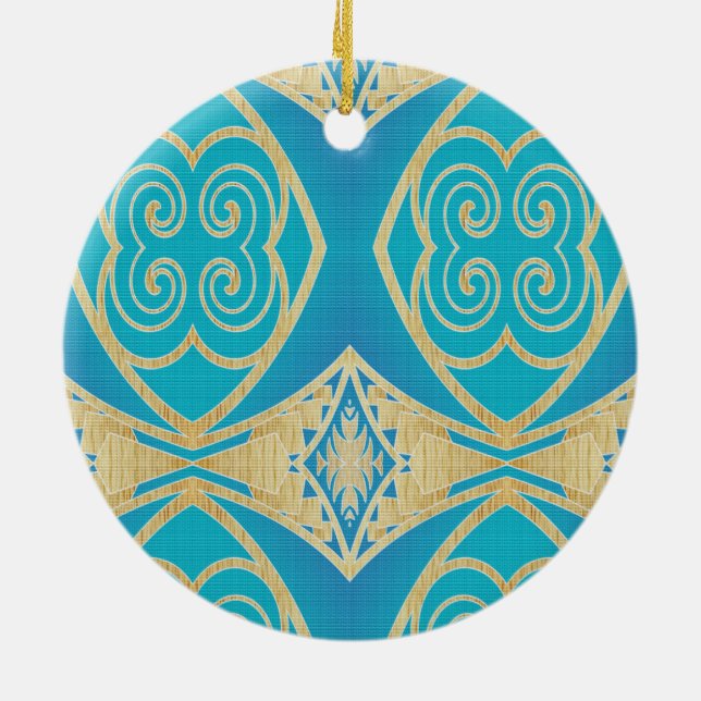 Ocean Navigator Ceramic Ornament (Back)