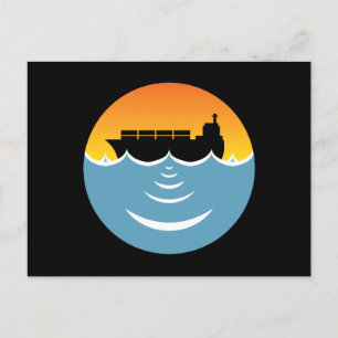 ocean noise pollution postcard