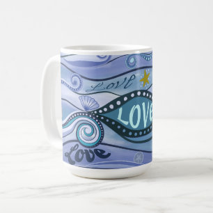 Ocean of Love Contemporary Art Coffee Mug