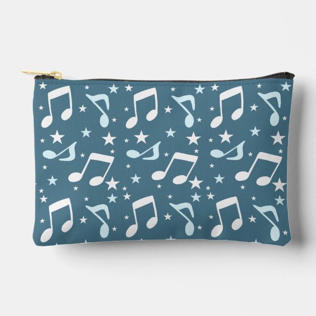 Ocean of Music patterned Accessory Pouch (Front)