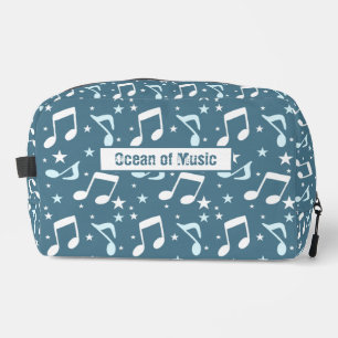 Ocean of Music patterned Dopp Kit