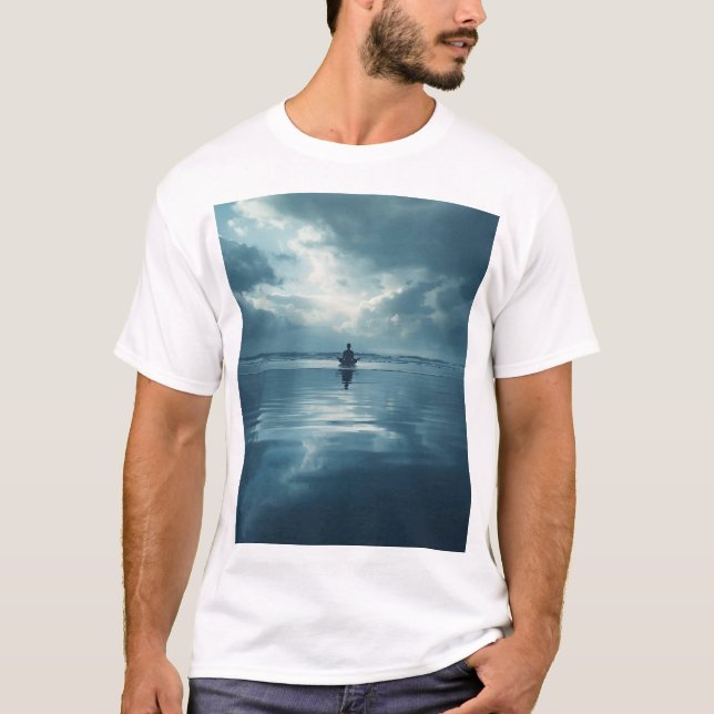 🌊 Ocean of Stillness: Nirvana Beyond Turbulence T-Shirt (Front)