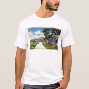 Ocean Park Cottages Scene T-Shirt