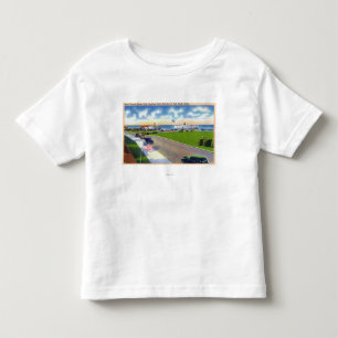 Ocean Park View of Boats Arriving at Harbour Toddler T-Shirt