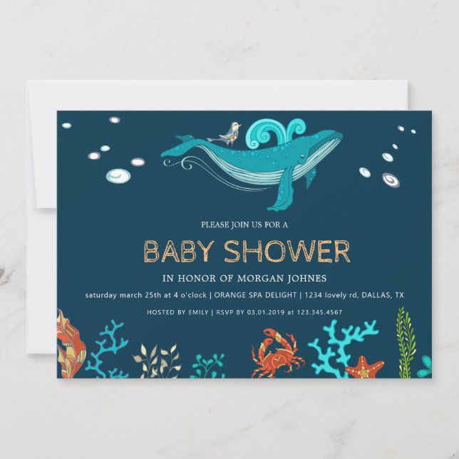 Ocean Party | Baby Shower Invitation (Front)