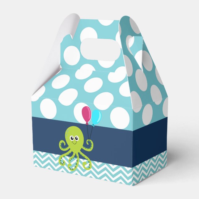 Ocean Party Favour Boxes Treat Boxes (Front Side)