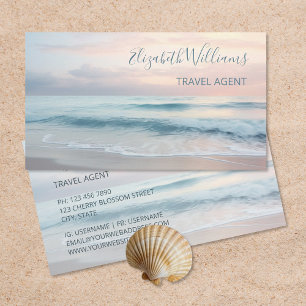 Ocean Pastel Colours  Business Card