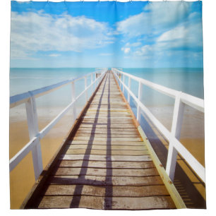 Ocean Pier Shower Curtain