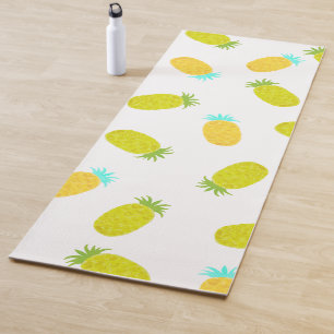 Ocean Pineapples Pattern Yoga Mat