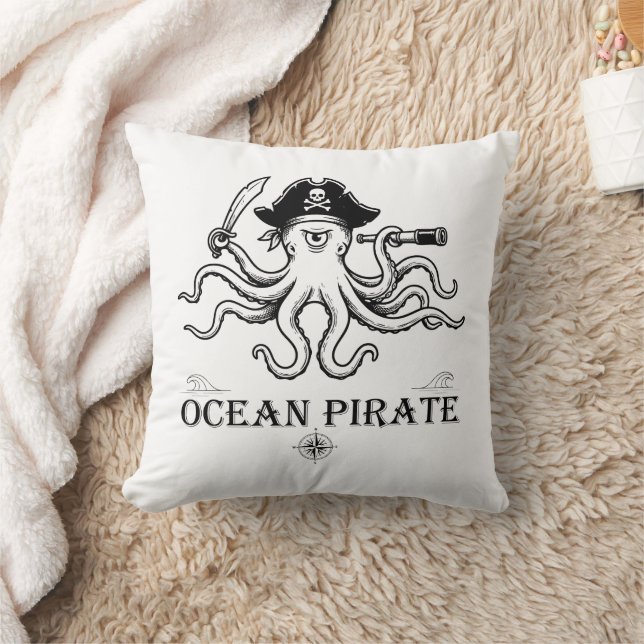 Ocean Pirate Cushion (Blanket)