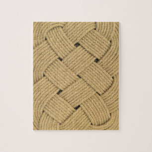Ocean Plait Nautical Rope Mat Jigsaw Puzzle