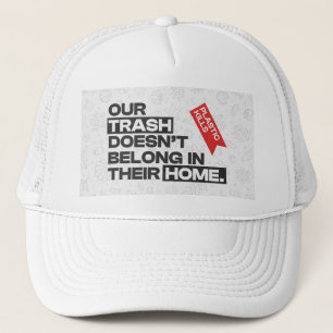 Ocean Plastic Pollution Awareness Quote Trucker Hat