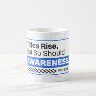 Ocean Plastic Pollution Environmental Awareness Coffee Mug