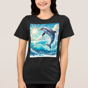 Ocean Play: Dolphin Splash Tee