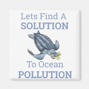 ocean pollution environmental message magnet