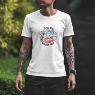 Ocean Preservation Surfing Shark T-Shirt