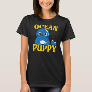 Ocean Puppy Underwater Animal Marine Biology Seal T-Shirt