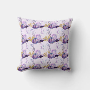 Ocean Purple sea wrap gift Wrapping Paper Sheets Cushion