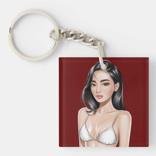 Ocean Queen Keychain (Front)