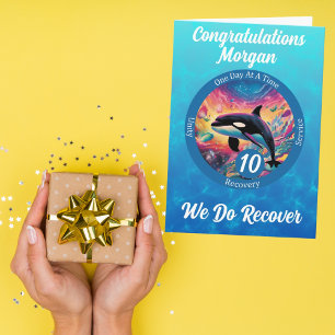 Ocean Recovery Card - Custom Sobriety Card