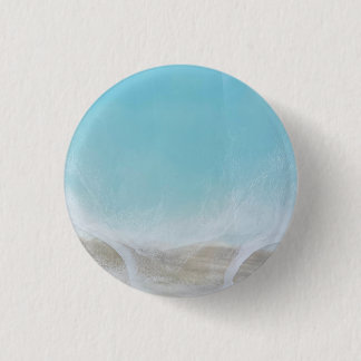 Ocean resin art lightswitch cover 3 cm round badge