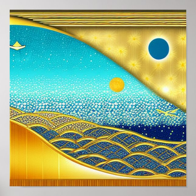 Ocean Ribbon Poster (Front)